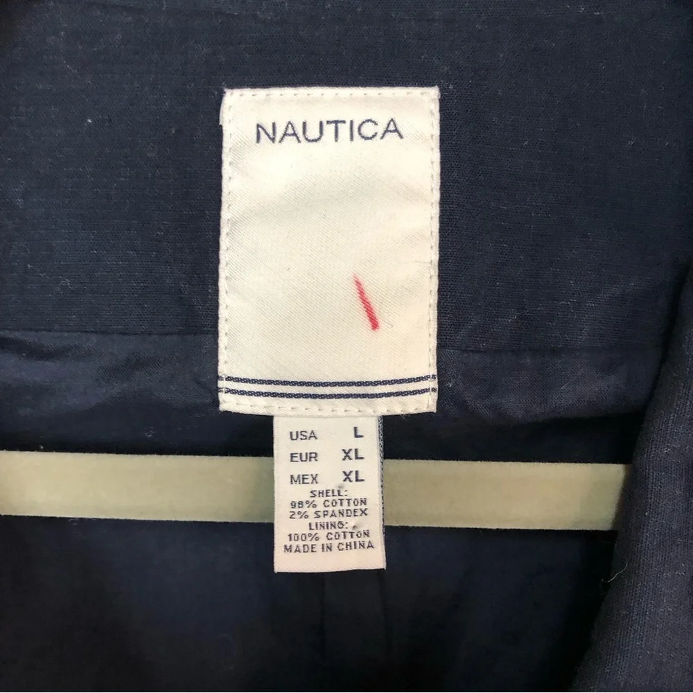 Nautica Women’s Jacket Coat Raglan Sleeve Lined Drawstring Waist Cargo Style - Picture 8 of 10